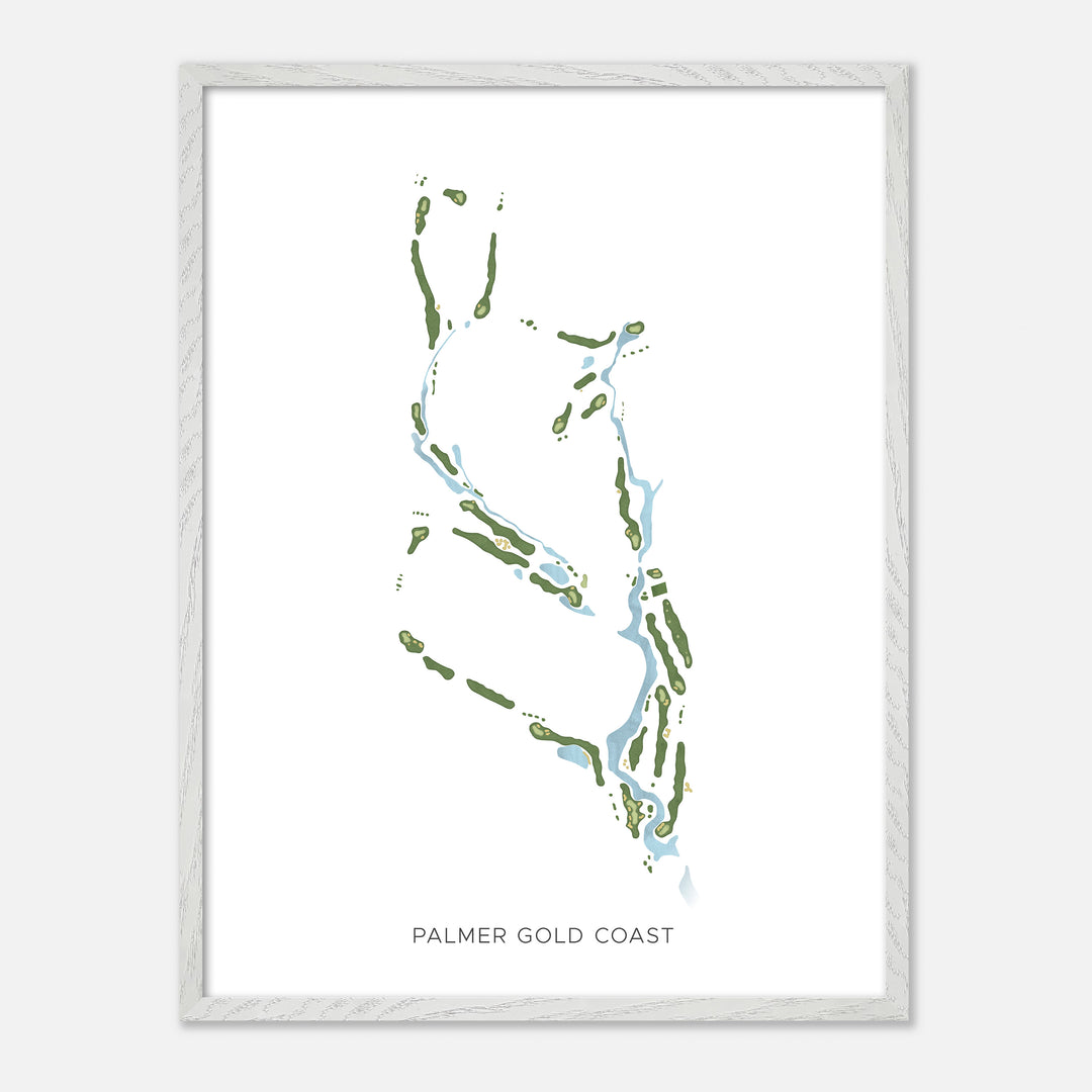 Print of Palmer Gold Coast Modern Map