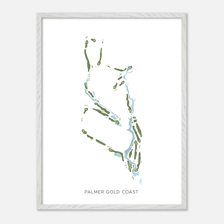 Print of Palmer Gold Coast Modern Map