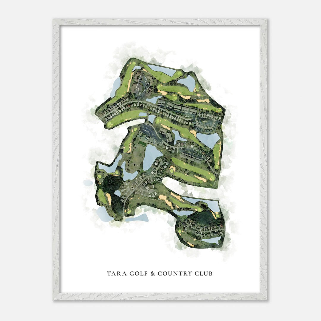 Print of Tara Golf &amp; Country Club Classic Map