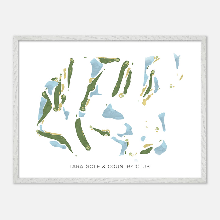 Print of Tara Golf &amp; Country Club Modern Map