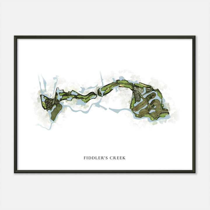 Print of Fiddler'S Creek Classic Map