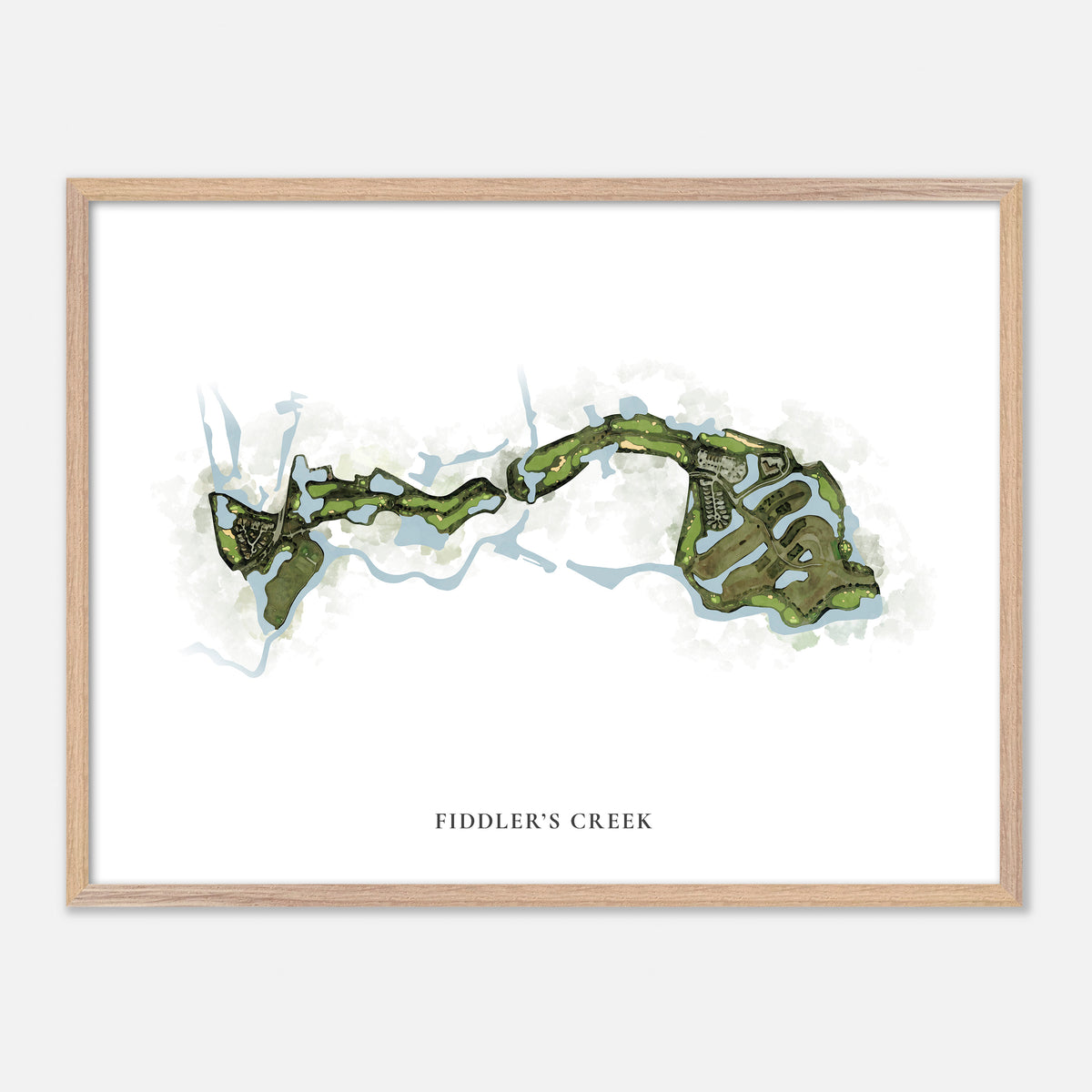 Print of Fiddler'S Creek Classic Map