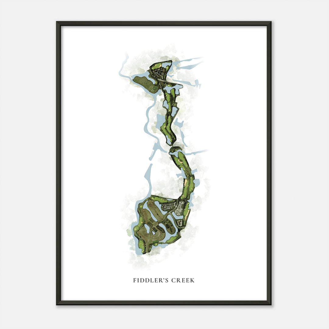 Print of Fiddler'S Creek Classic Map
