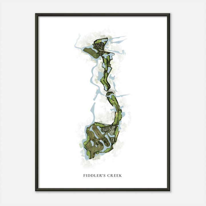 Print of Fiddler'S Creek Classic Map