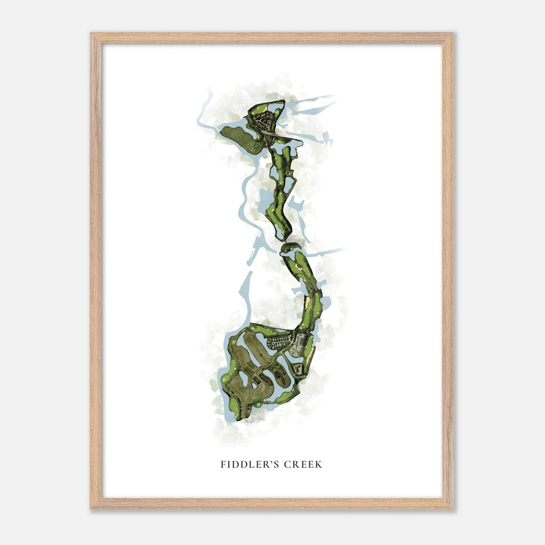 Print of Fiddler'S Creek Classic Map