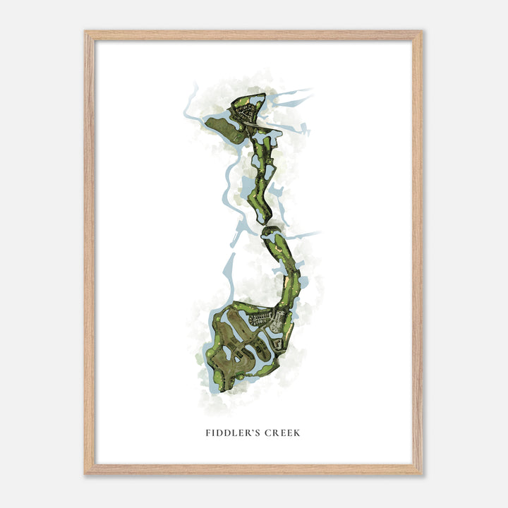 Print of Fiddler'S Creek Classic Map