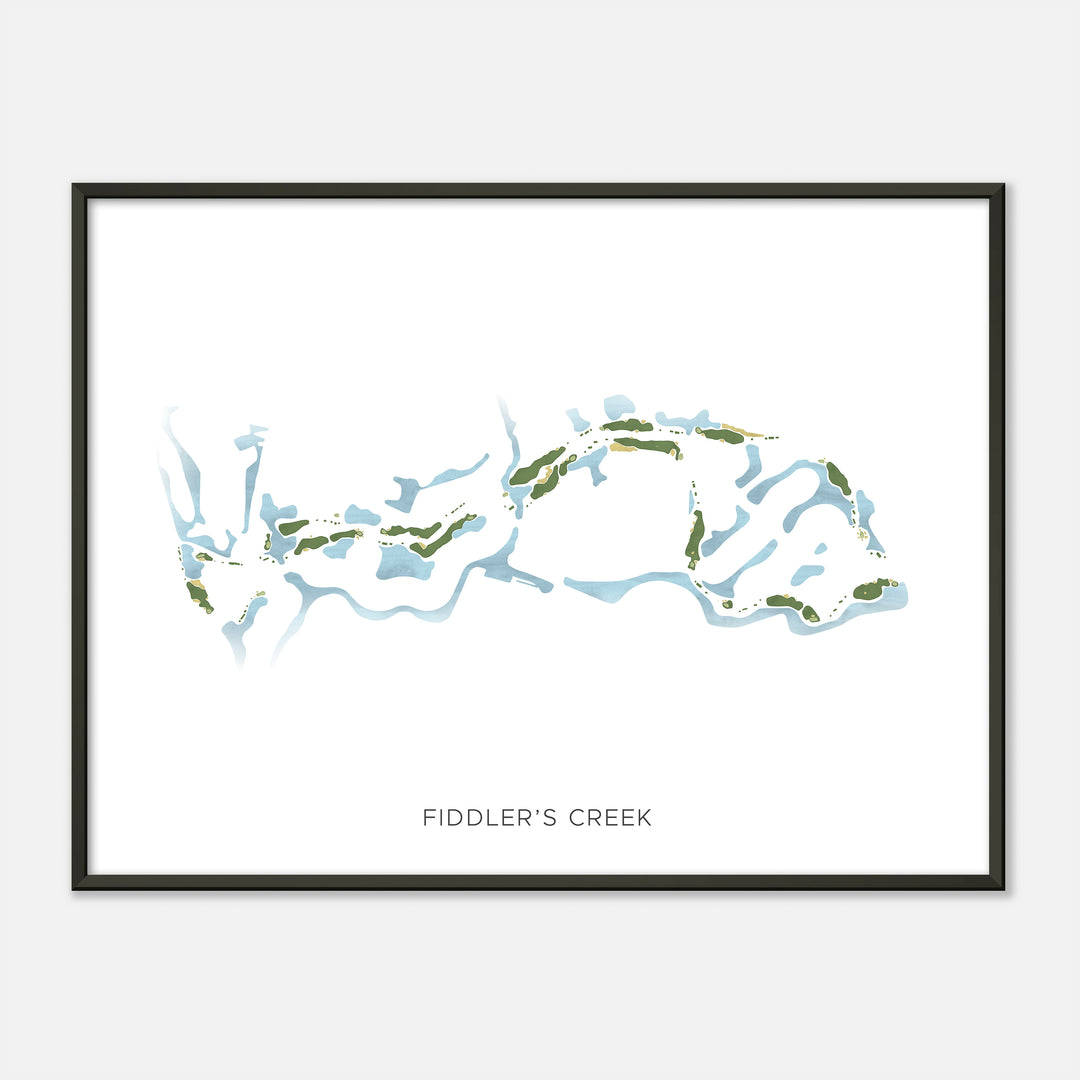 Print of Fiddler'S Creek Modern Map