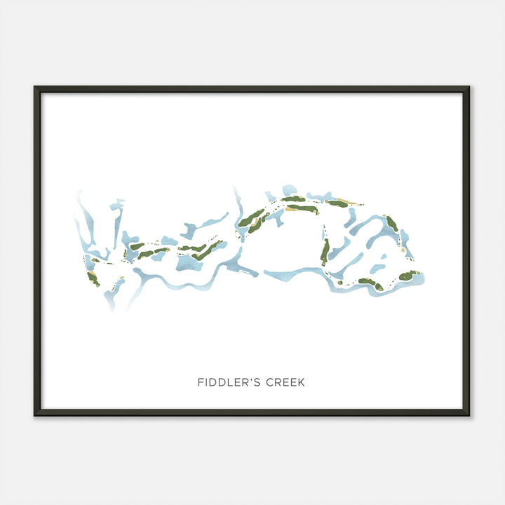 Print of Fiddler'S Creek Modern Map