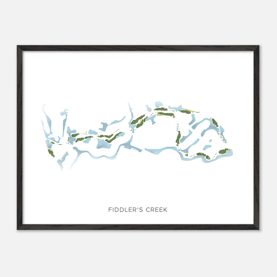 Print of Fiddler'S Creek Modern Map