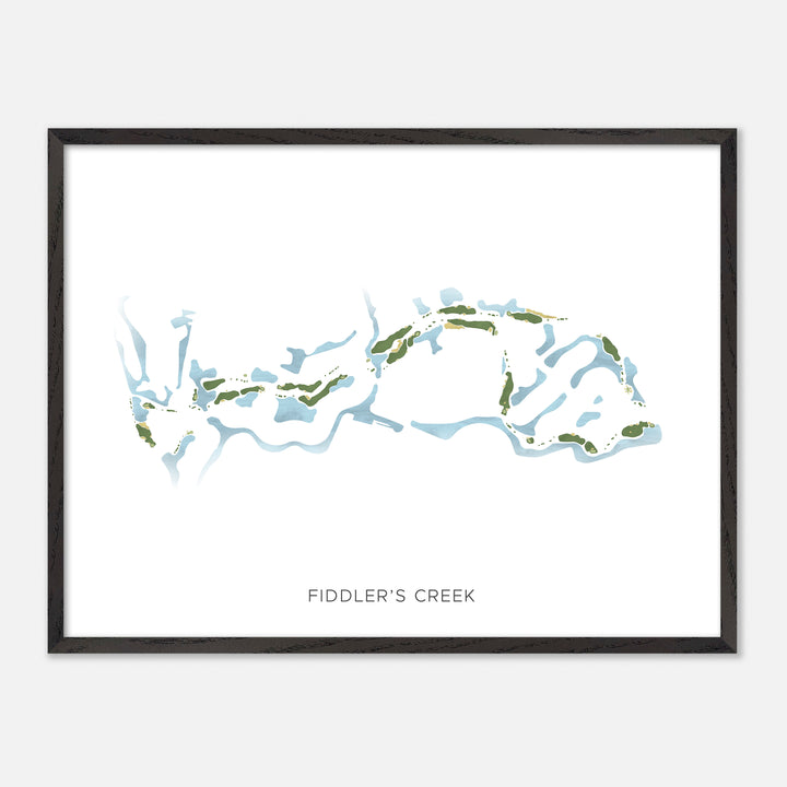Print of Fiddler'S Creek Modern Map