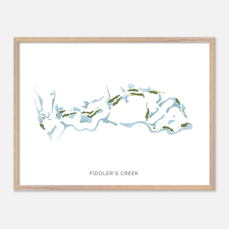 Print of Fiddler'S Creek Modern Map