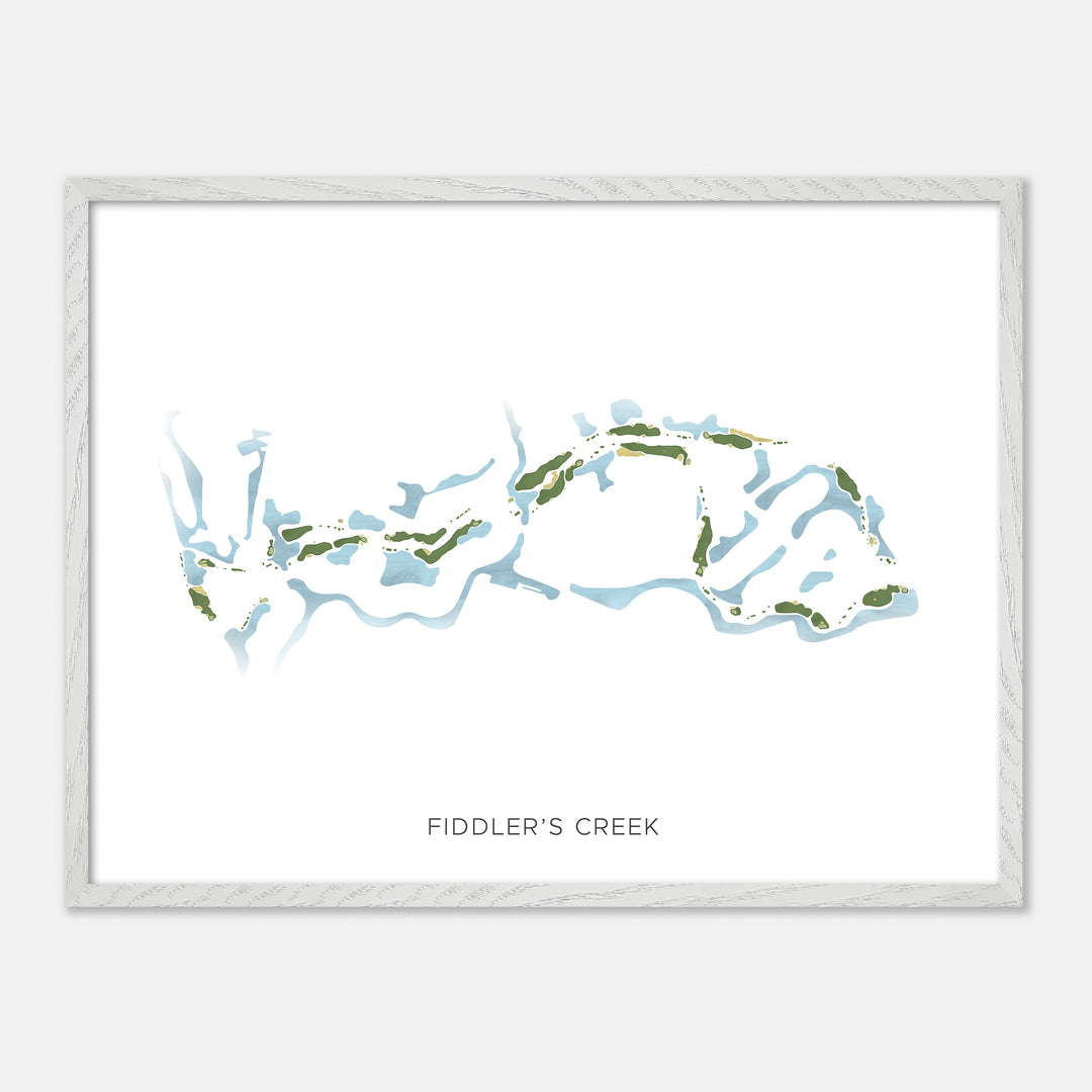 Print of Fiddler'S Creek Modern Map