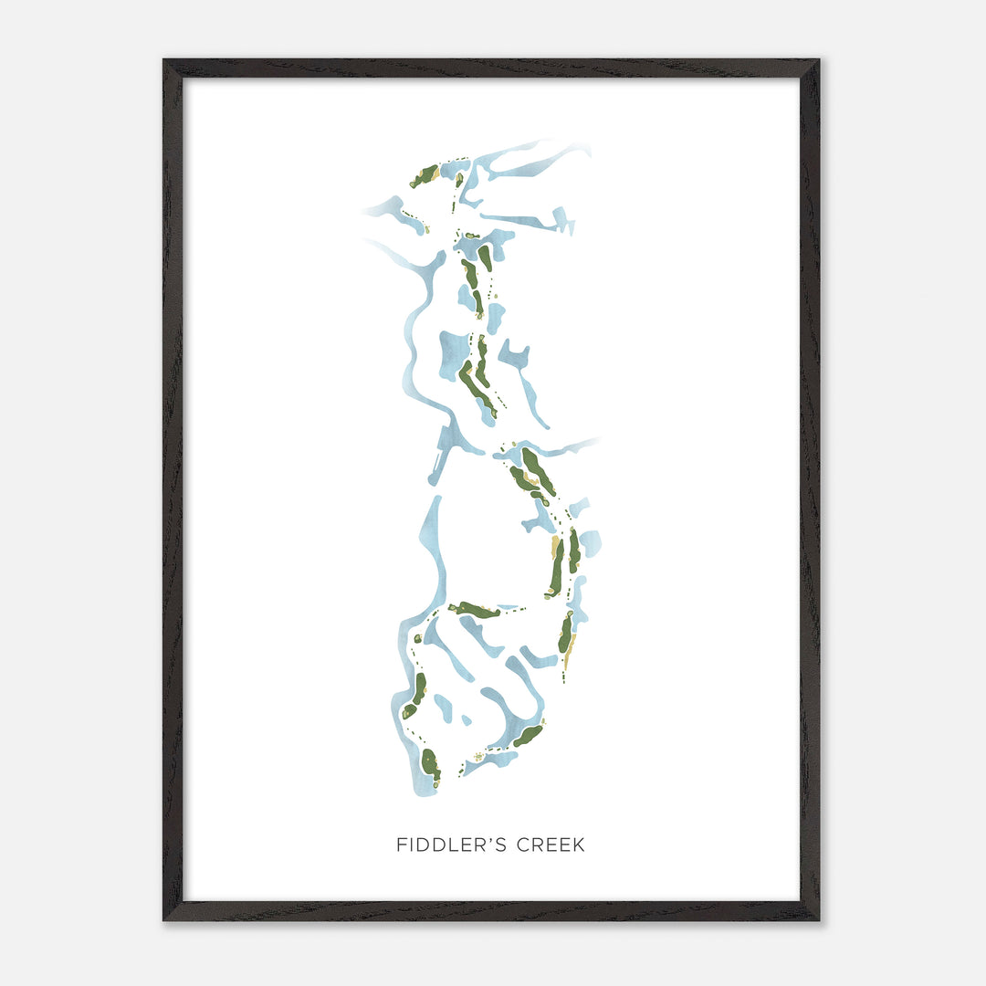 Print of Fiddler'S Creek Modern Map