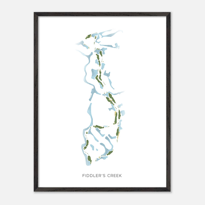 Print of Fiddler'S Creek Modern Map