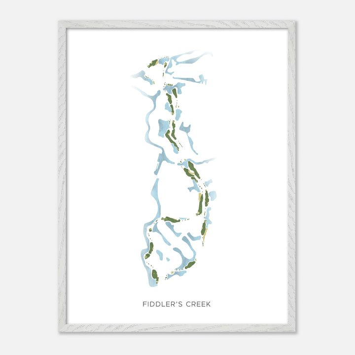 Print of Fiddler'S Creek Modern Map