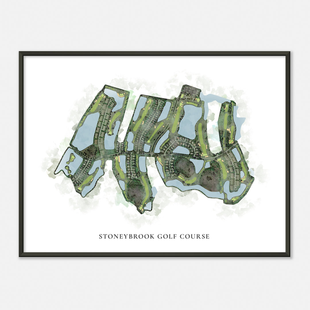 Print of Stoneybrook Golf Course Classic Map