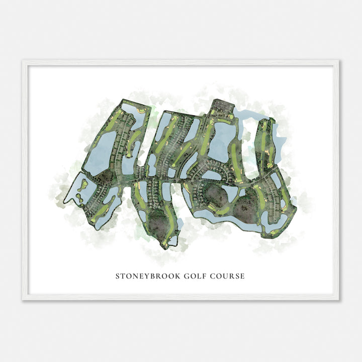 Print of Stoneybrook Golf Course Classic Map