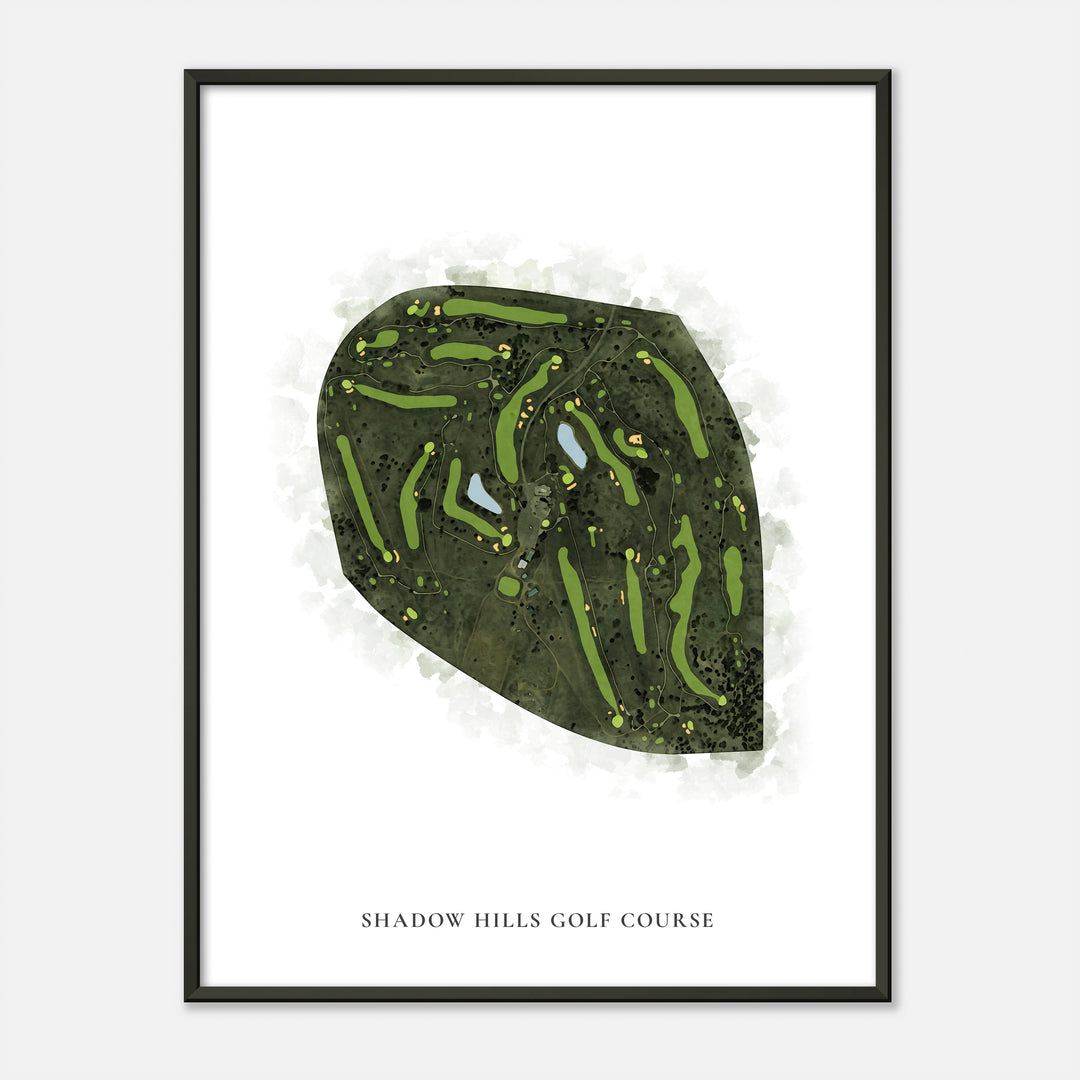 Print of Shadow Hills Golf Course Classic Map