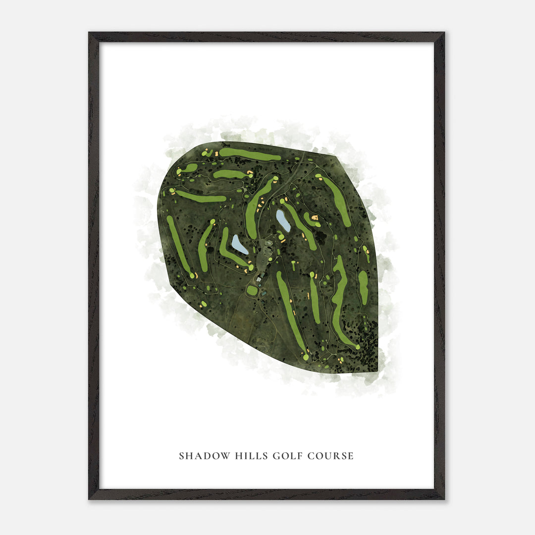 Print of Shadow Hills Golf Course Classic Map