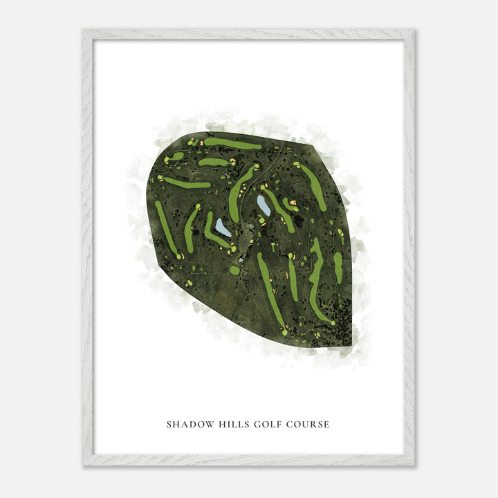 Print of Shadow Hills Golf Course Classic Map