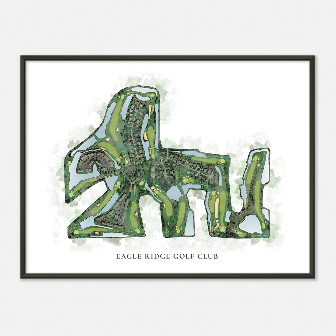 Print of Eagle Ridge Golf Club Classic Map