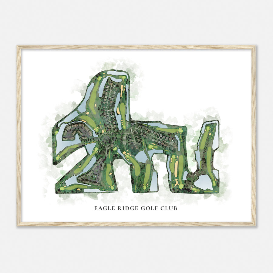 Print of Eagle Ridge Golf Club Classic Map