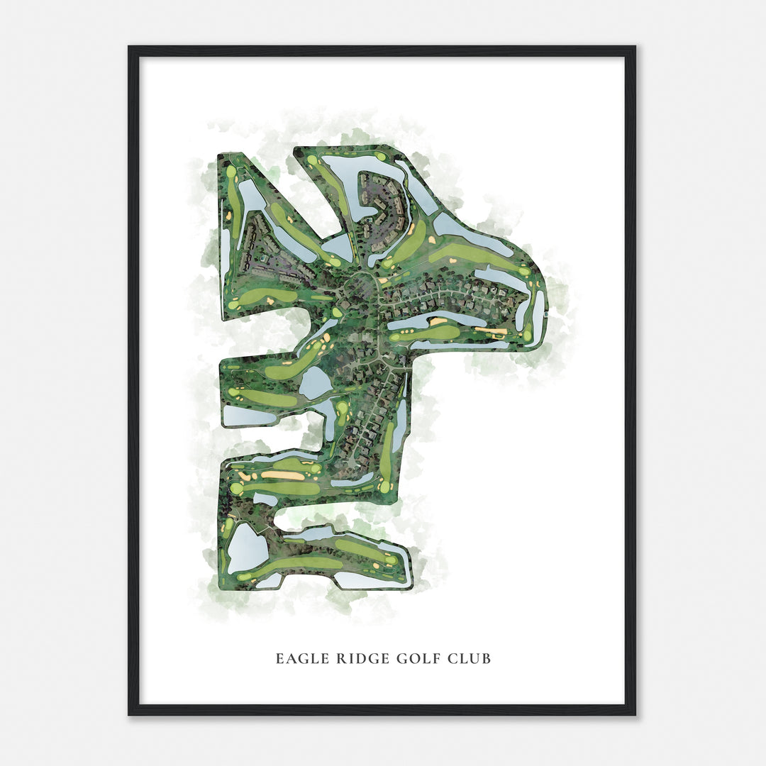 Print of Eagle Ridge Golf Club Classic Map