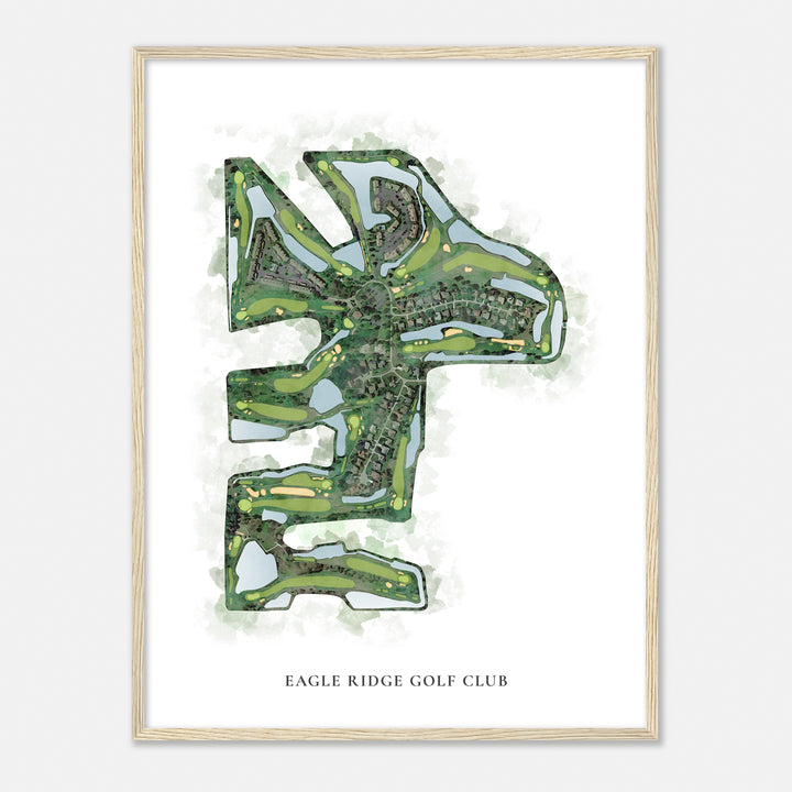 Print of Eagle Ridge Golf Club Classic Map