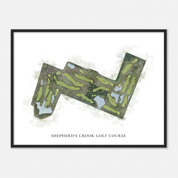 Print of Shepherd'S Crook Golf Course Classic Map
