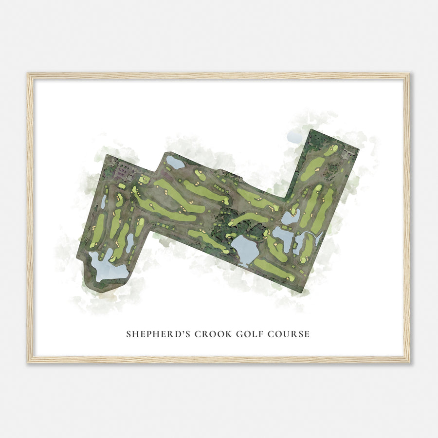 Print of Shepherd'S Crook Golf Course Classic Map