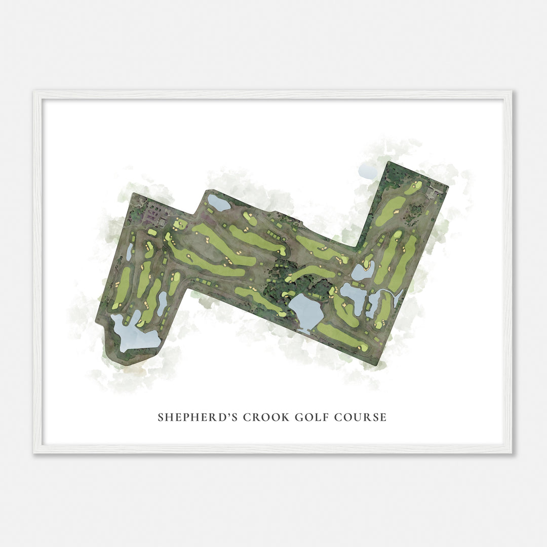 Print of Shepherd'S Crook Golf Course Classic Map