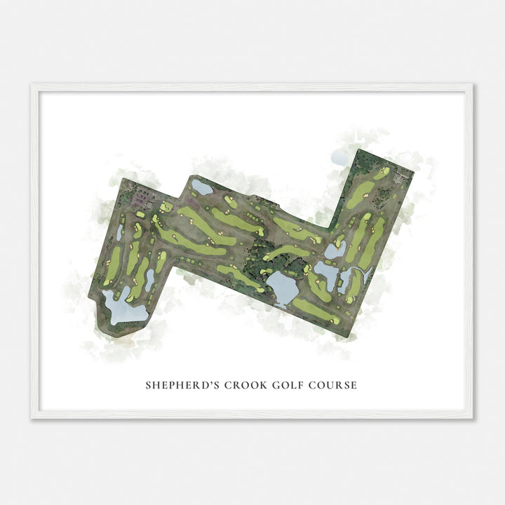 Print of Shepherd'S Crook Golf Course Classic Map