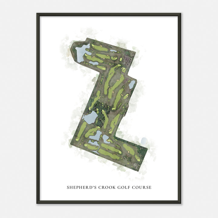 Print of Shepherd'S Crook Golf Course Classic Map