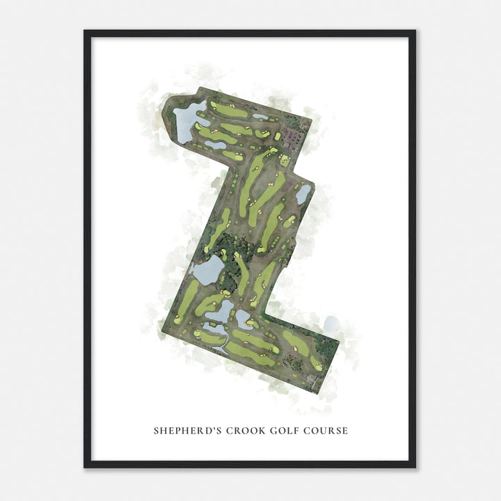 Print of Shepherd'S Crook Golf Course Classic Map