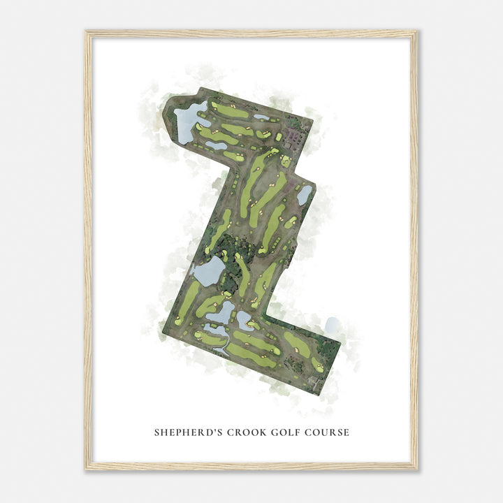 Print of Shepherd'S Crook Golf Course Classic Map