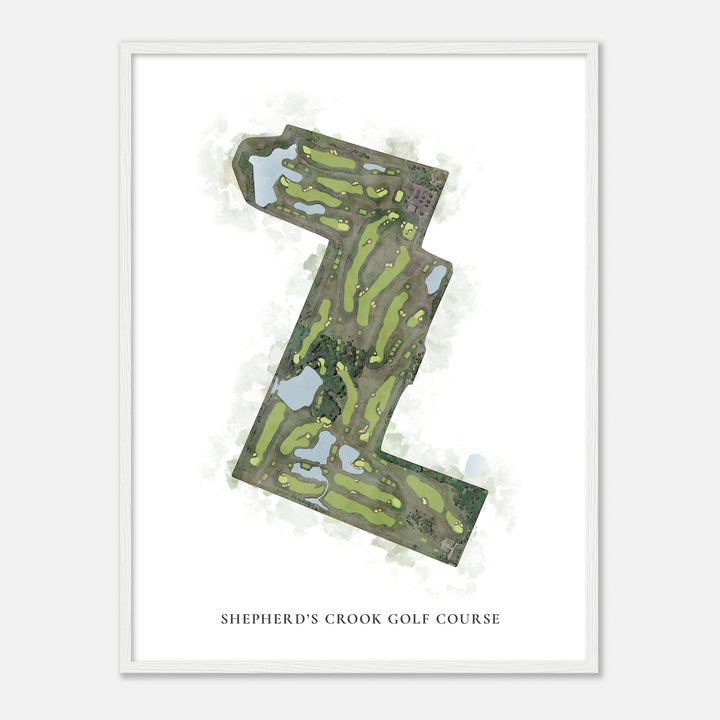 Print of Shepherd'S Crook Golf Course Classic Map