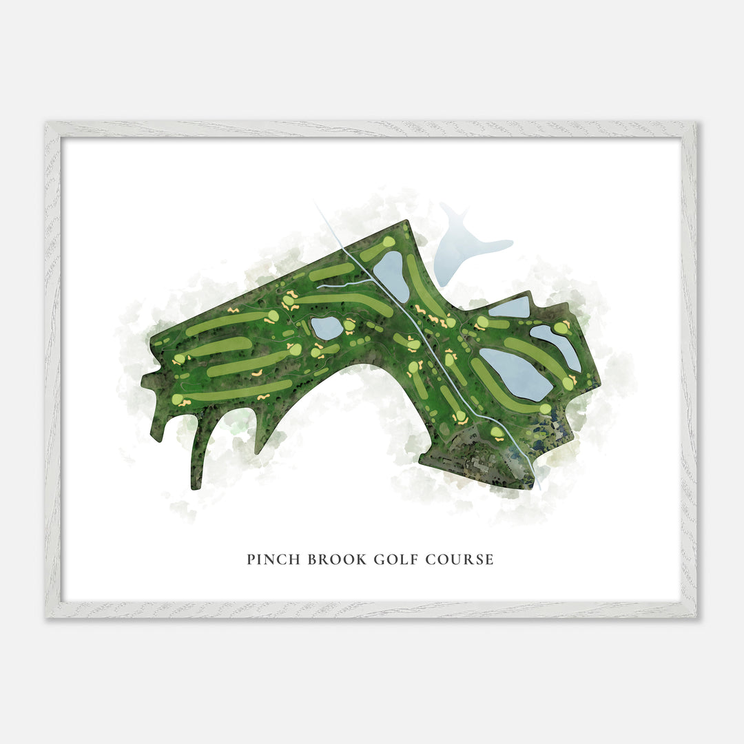 Print of Pinch Brook Golf Course Classic Map