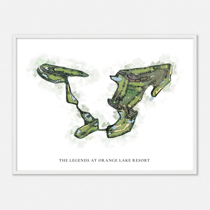 Print of The Legends At Orange Lake Resort Classic Map