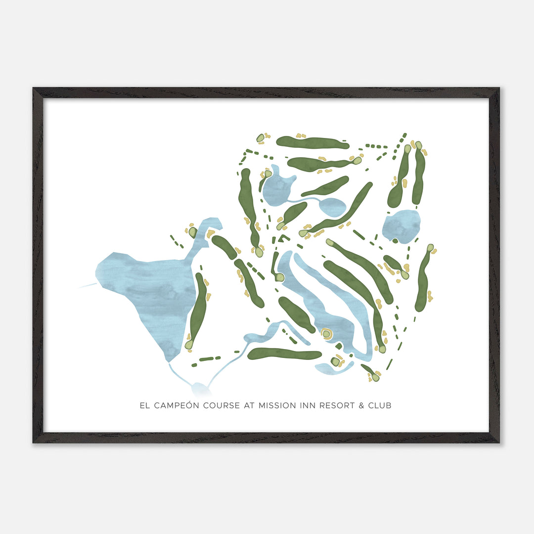 El Campeón Course At Mission Inn Resort and Club, Florida - Modern Map