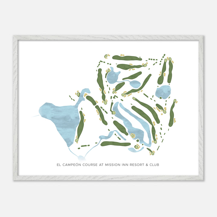 El Campeón Course At Mission Inn Resort and Club, Florida - Modern Map