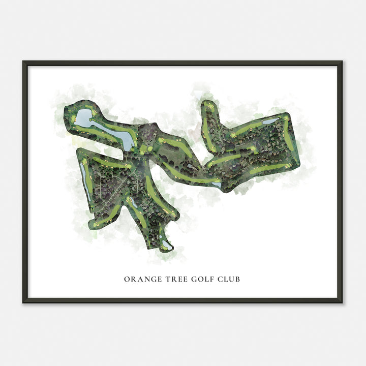 Print of Orange Tree Golf Club Classic Map