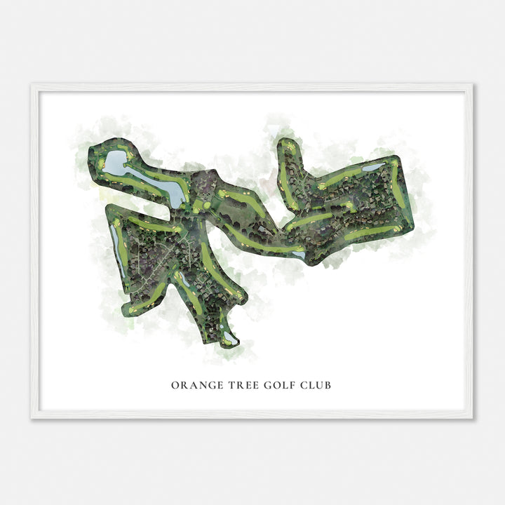 Print of Orange Tree Golf Club Classic Map