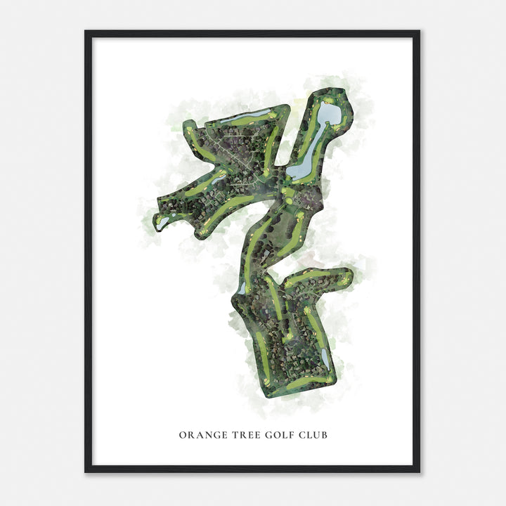 Print of Orange Tree Golf Club Classic Map