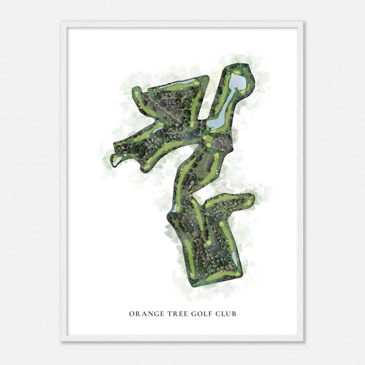 Print of Orange Tree Golf Club Classic Map