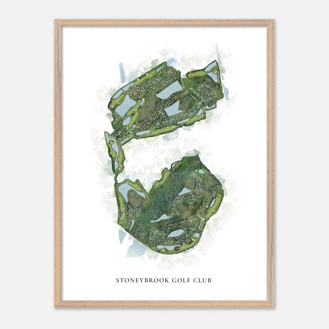 Print of Stoneybrook Golf Club Classic Map