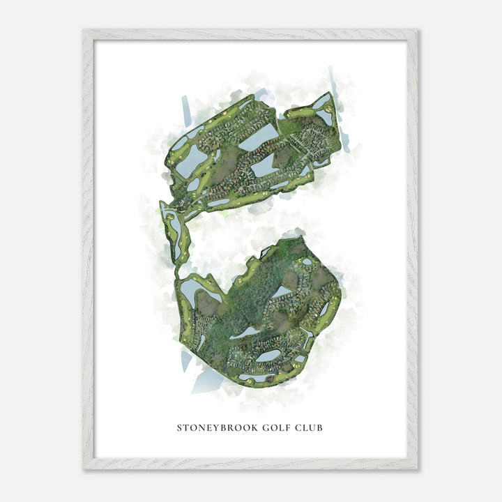 Print of Stoneybrook Golf Club Classic Map