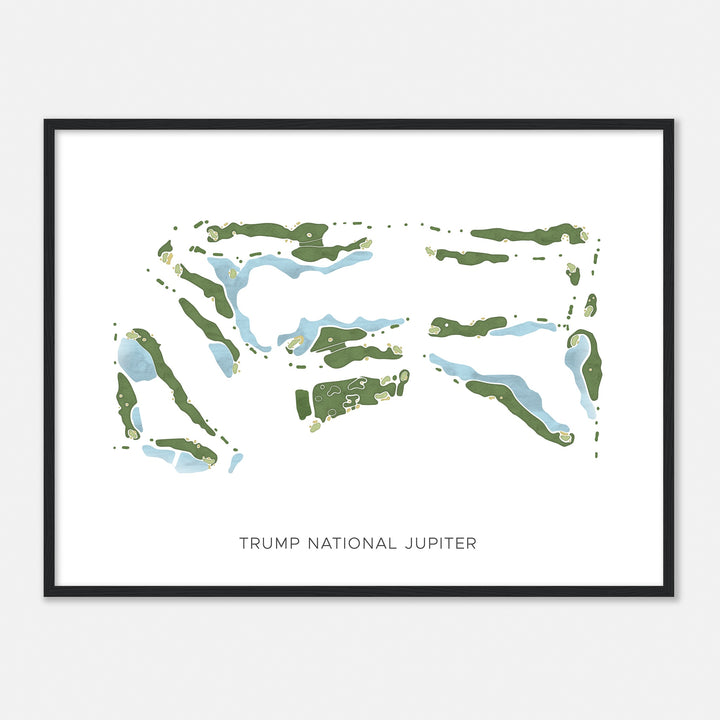 Print of Trump National Jupiter Modern Map