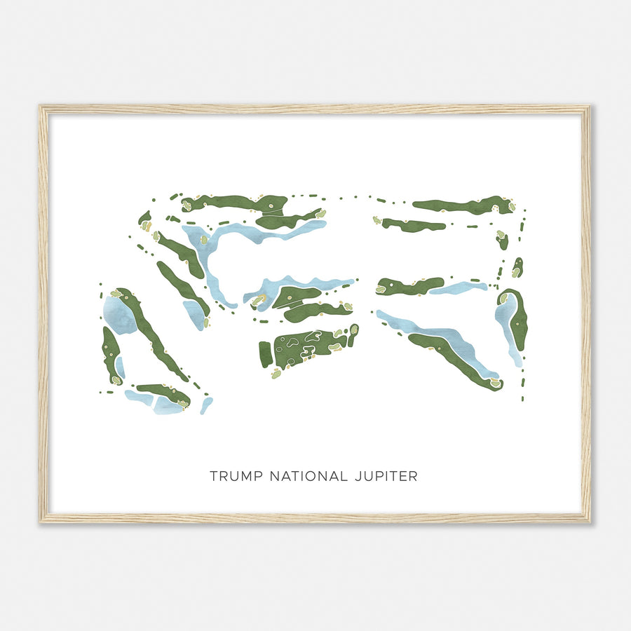 Print of Trump National Jupiter Modern Map