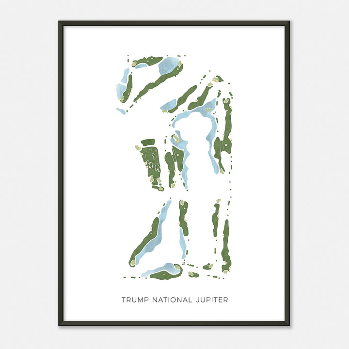 Print of Trump National Jupiter Modern Map