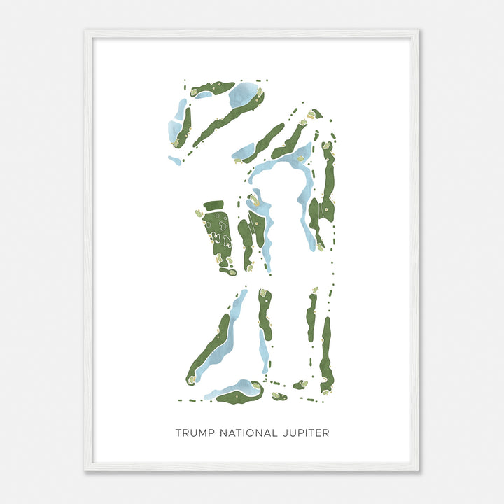 Print of Trump National Jupiter Modern Map